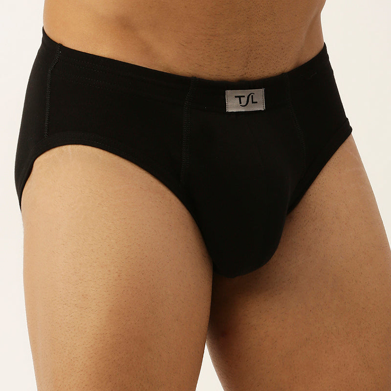 Men's Inner Elastic 1X1 Rib brief