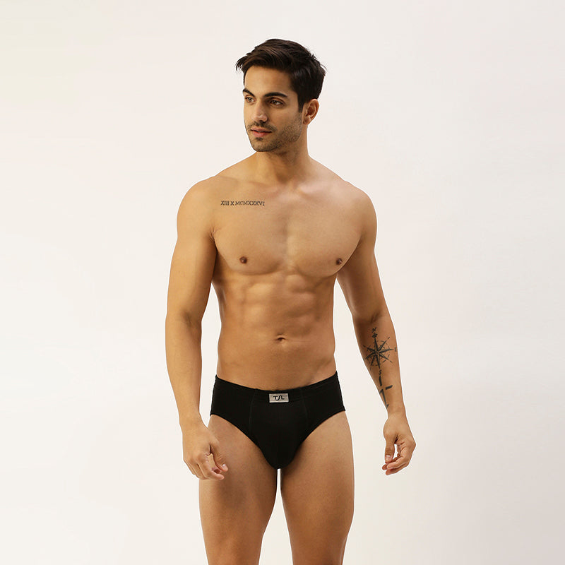 Men's Inner Elastic 1X1 Rib brief