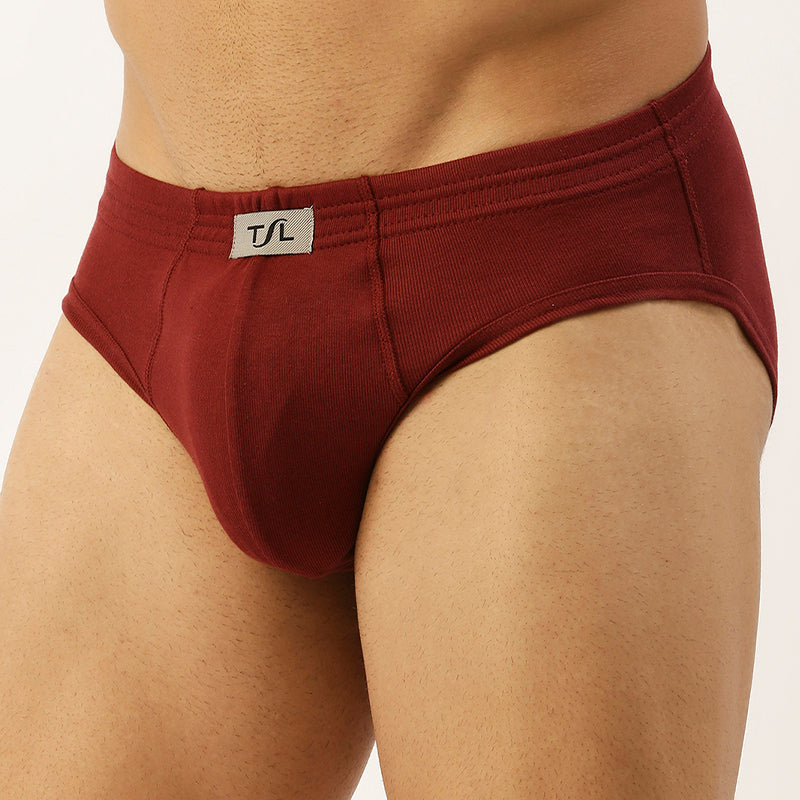 Men's Inner Elastic 1X1 Rib brief