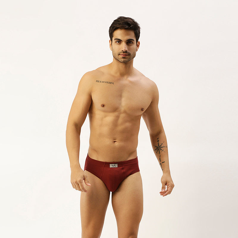 Men's Inner Elastic 1X1 Rib brief