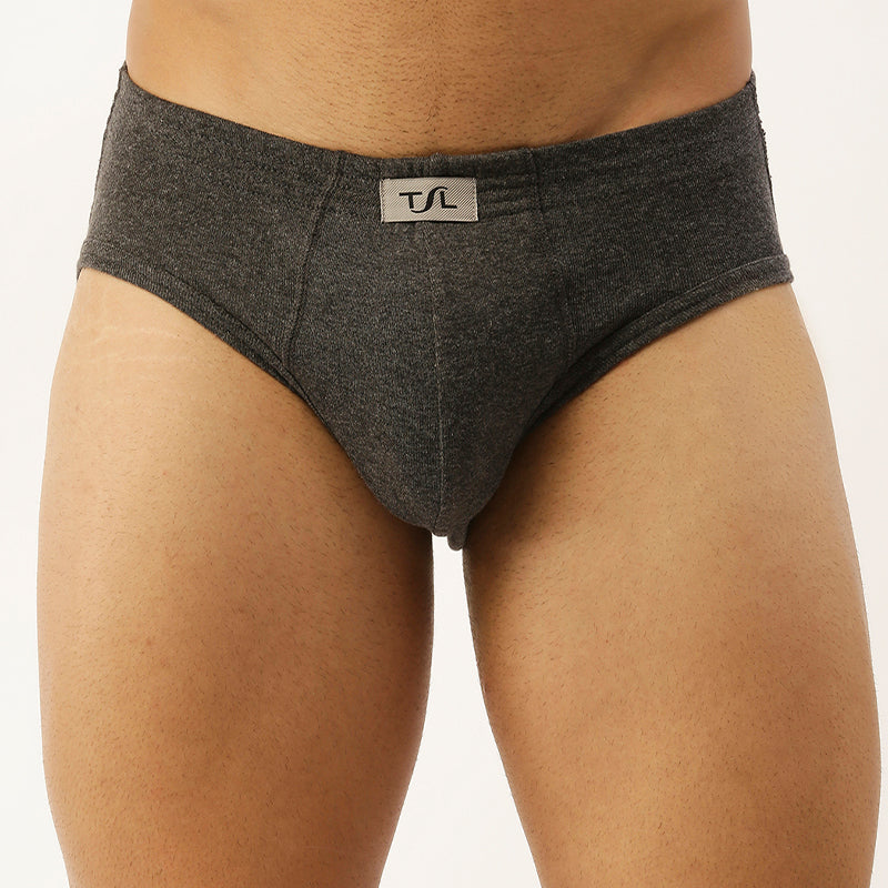 Men's Inner Elastic 1X1 Rib brief