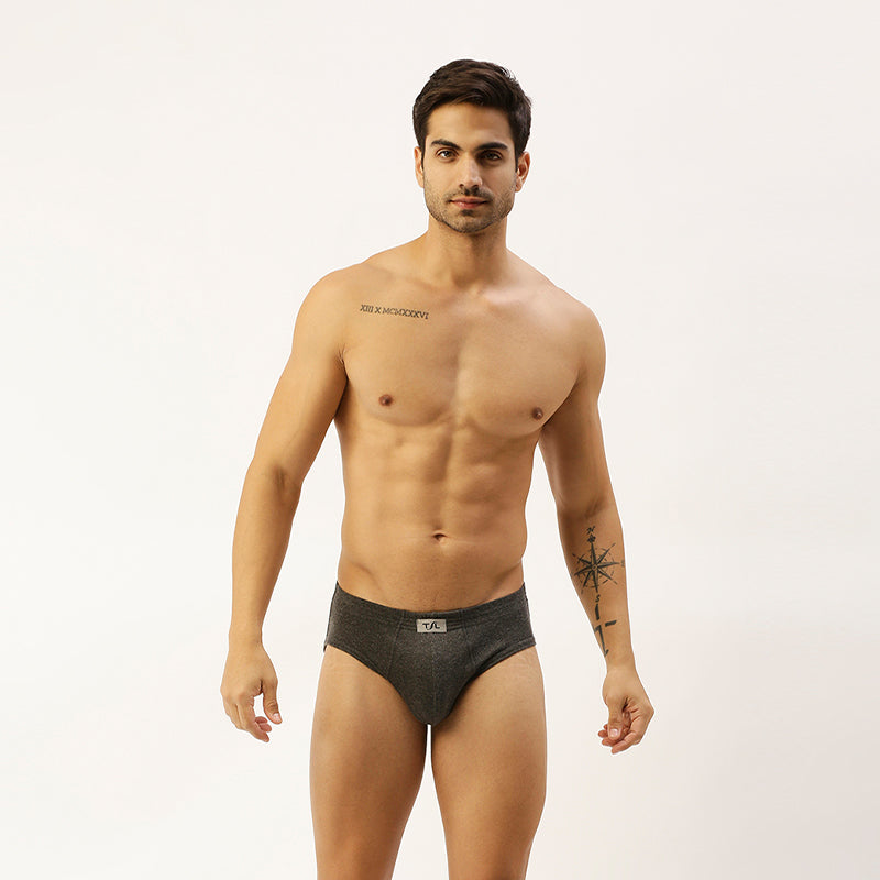 Men's Inner Elastic 1X1 Rib brief