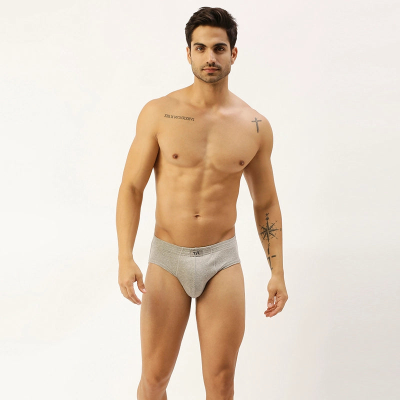 Men's Inner Elastic 1X1 Rib brief