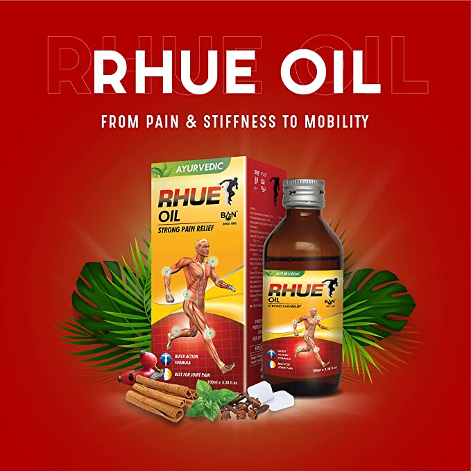 RHUE Oil Strong Pain Relief - 3 x 100ml