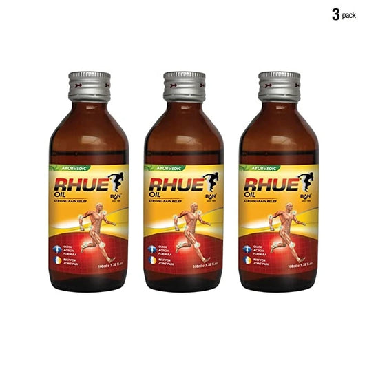 RHUE Oil Strong Pain Relief - 3 x 100ml