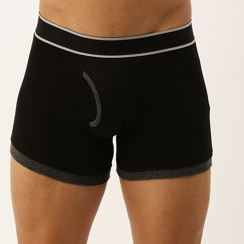 Men's Outer Elastic 1X1 Rib Mini trunk