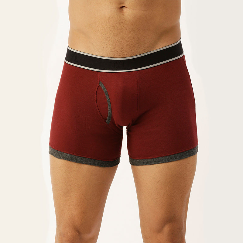 Men's Outer Elastic 1X1 Rib Mini trunk