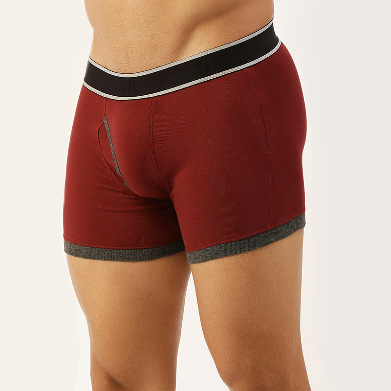 Men's Outer Elastic 1X1 Rib Mini trunk