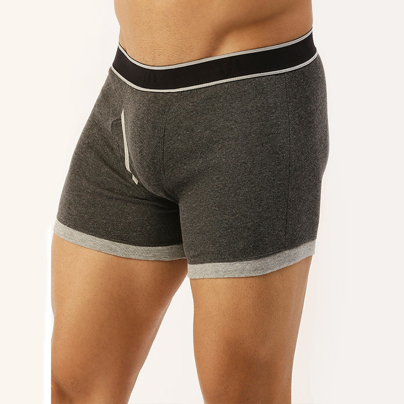 Men's Outer Elastic 1X1 Rib Mini trunk