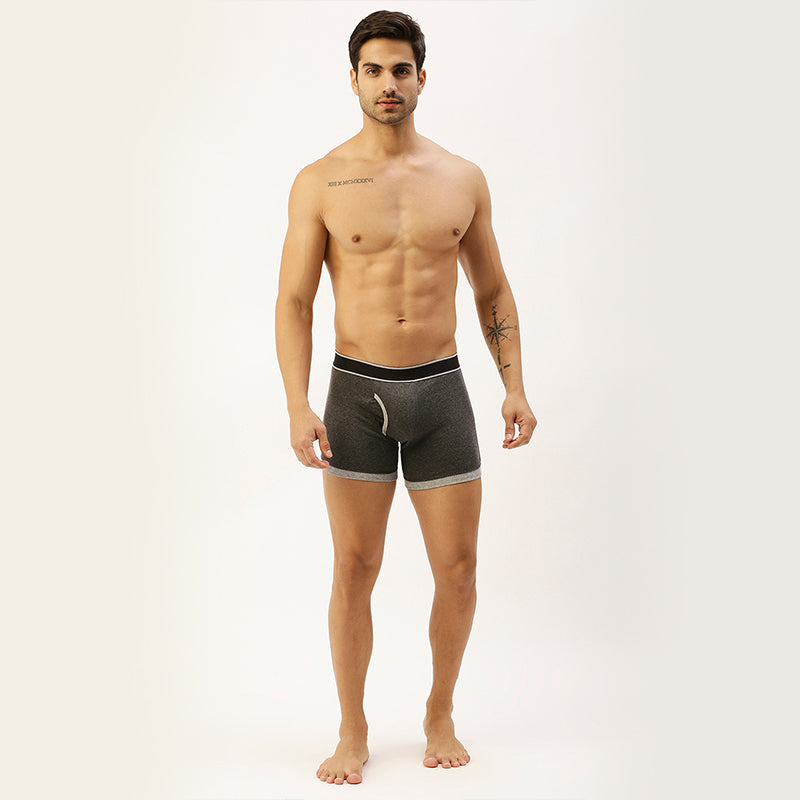 Men's Outer Elastic 1X1 Rib Mini trunk