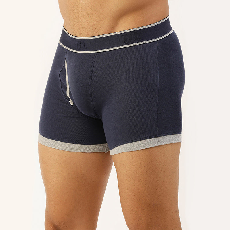 Men's Outer Elastic 1X1 Rib Mini trunk