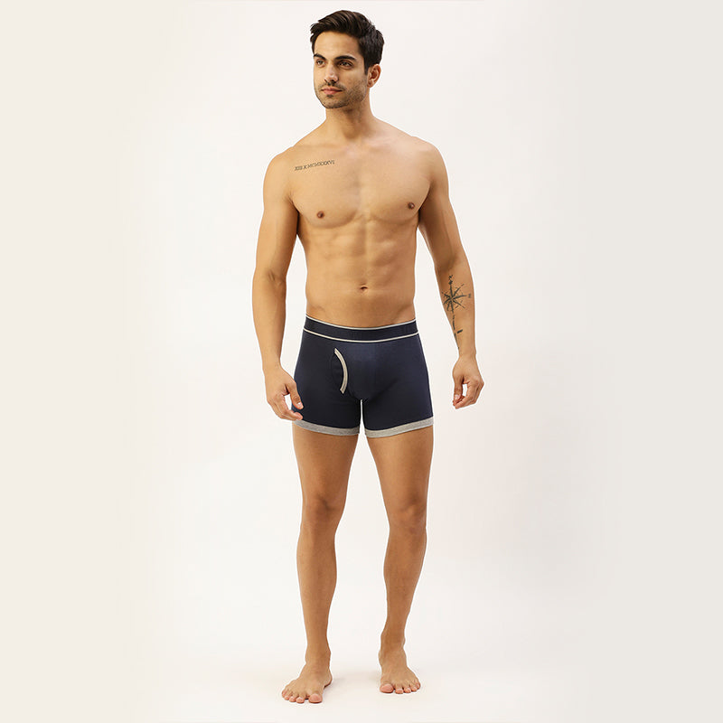 Men's Outer Elastic 1X1 Rib Mini trunk