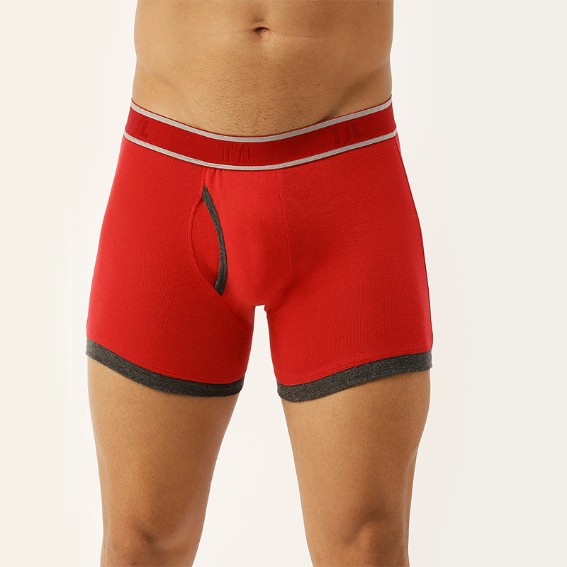 Men's Outer Elastic 1X1 Rib Mini trunk