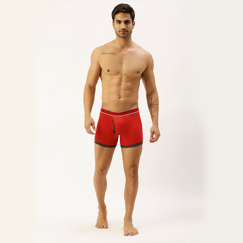 Men's Outer Elastic 1X1 Rib Mini trunk