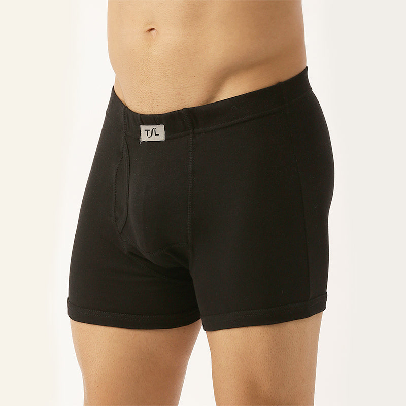 Men's Inner Elastic 1X1 Rib trunk