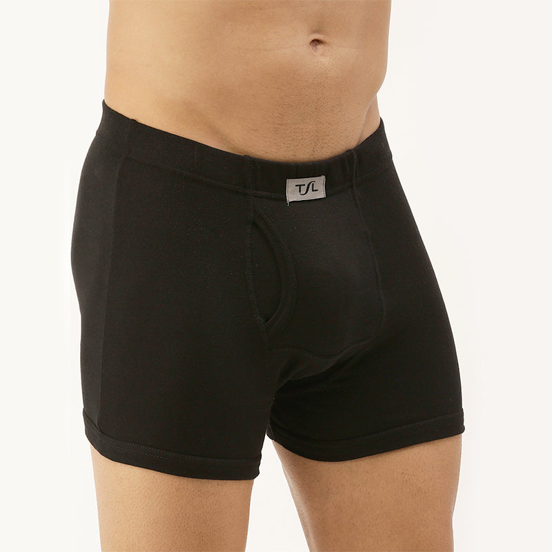 Men's Inner Elastic 1X1 Rib trunk